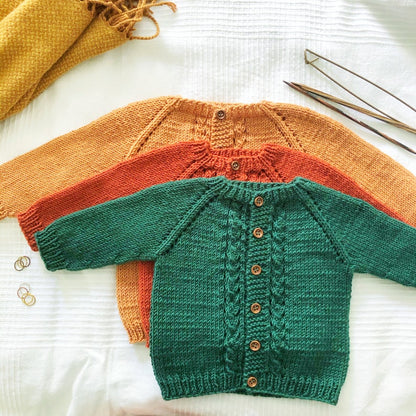 Easy Baby Cardigan Knitting Pattern