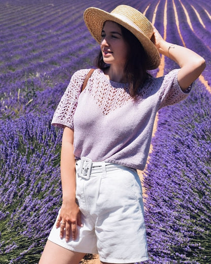 Lace Tee Knitting Pattern