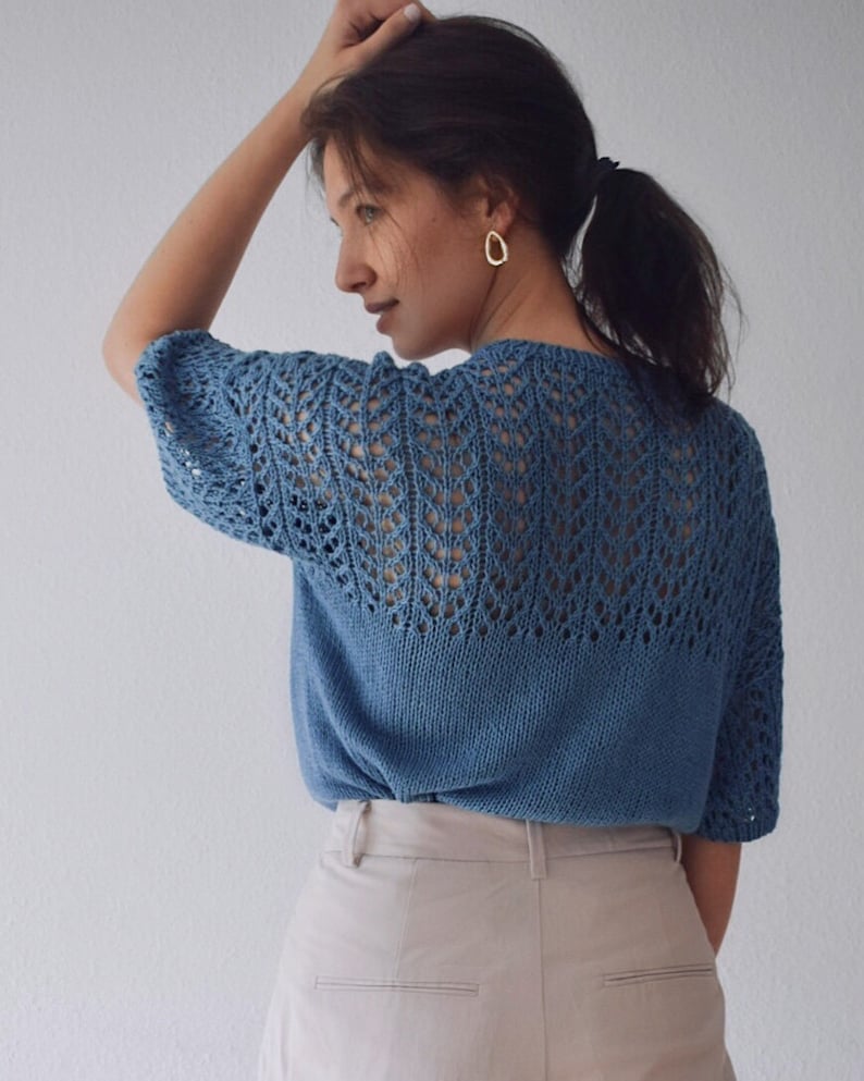 Lace Tee Knitting Pattern