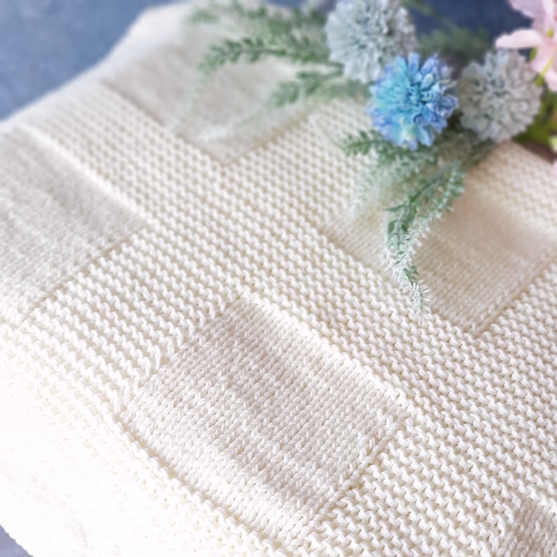 Beginner Baby Blanket Knitting Pattern