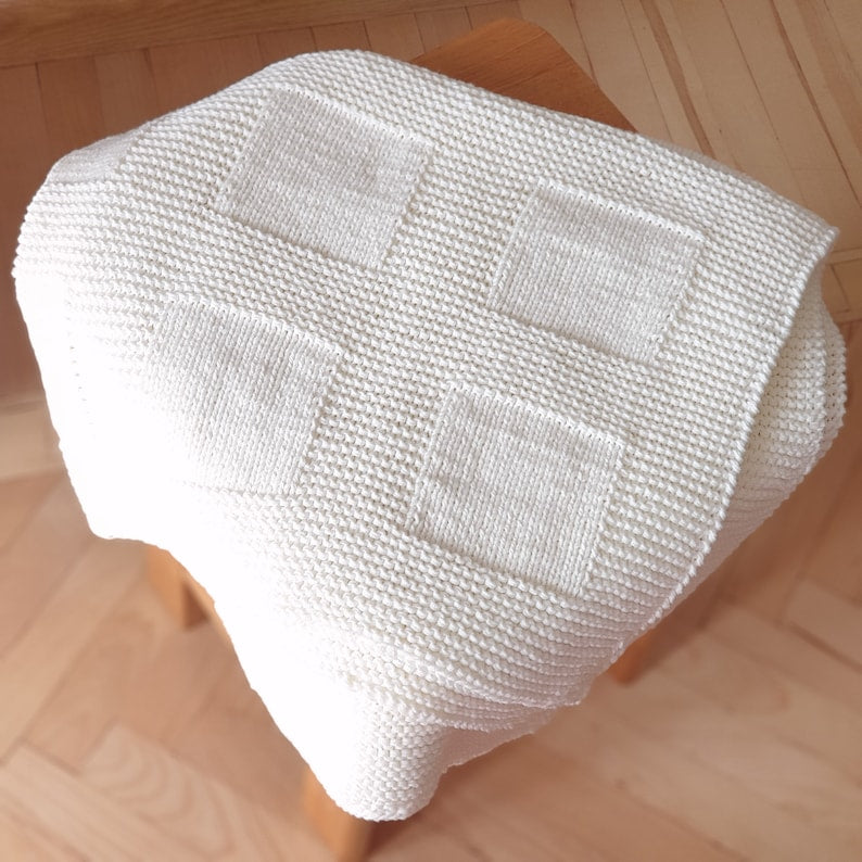 Beginner Baby Blanket Knitting Pattern