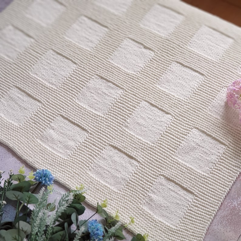 Beginner Baby Blanket Knitting Pattern