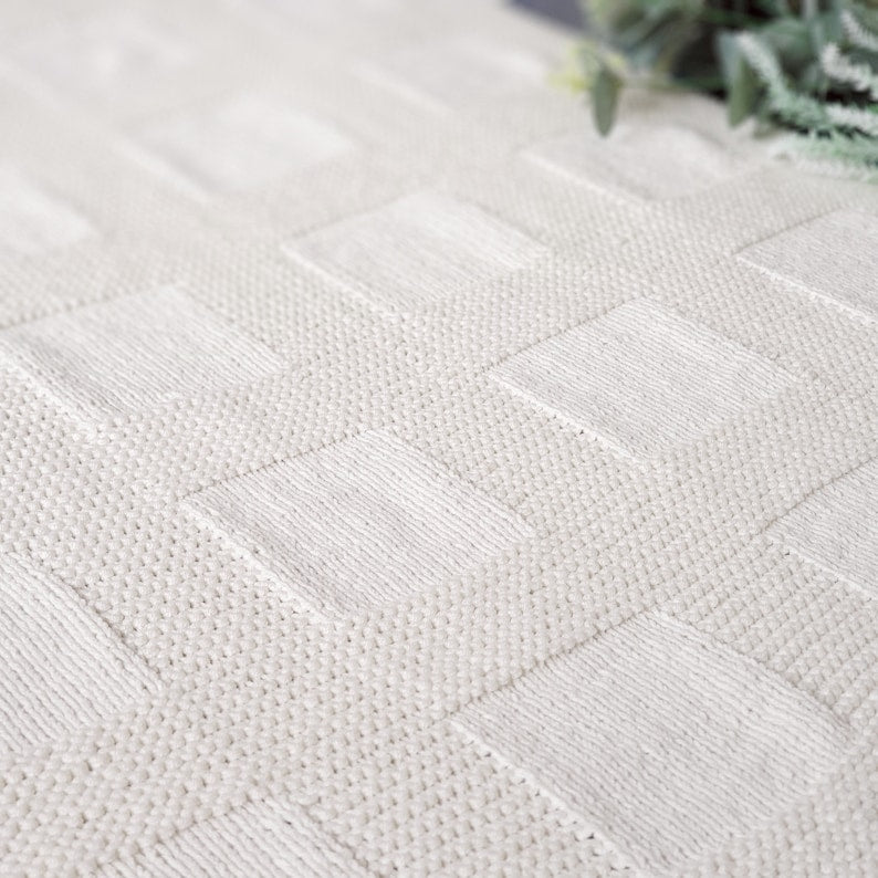 Beginner Baby Blanket Knitting Pattern