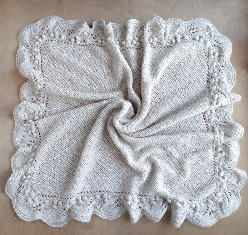 Snuggle Baby Blanket Knitting Pattern