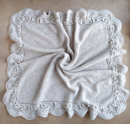 Snuggle Baby Blanket Knitting Pattern