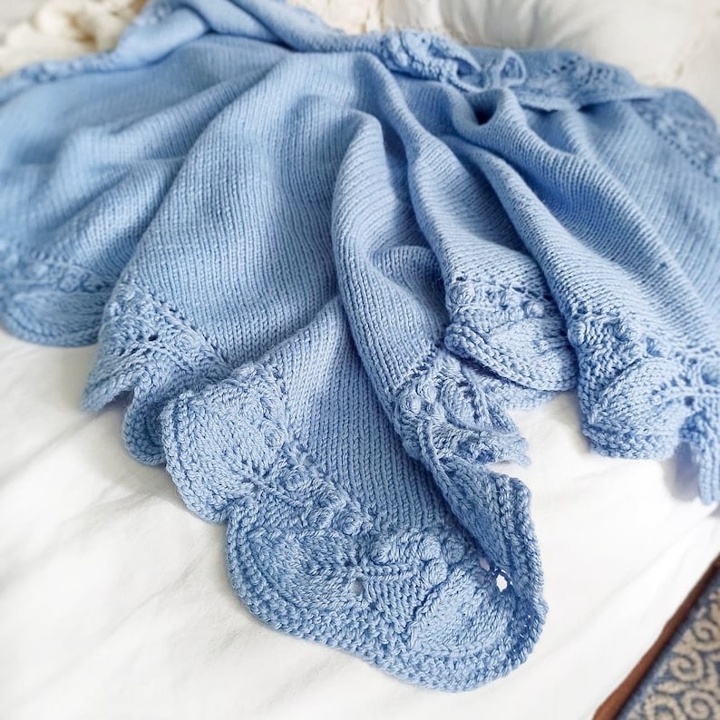 Snuggle Baby Blanket Knitting Pattern