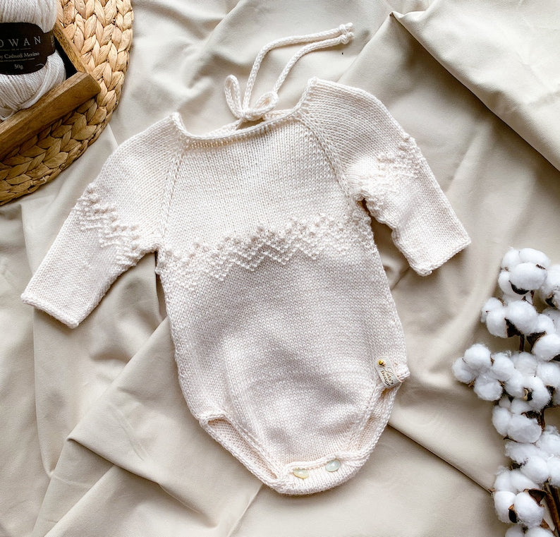 Baby Bodysuit Knitting Pattern