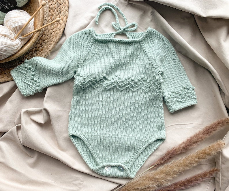 Baby Bodysuit Knitting Pattern