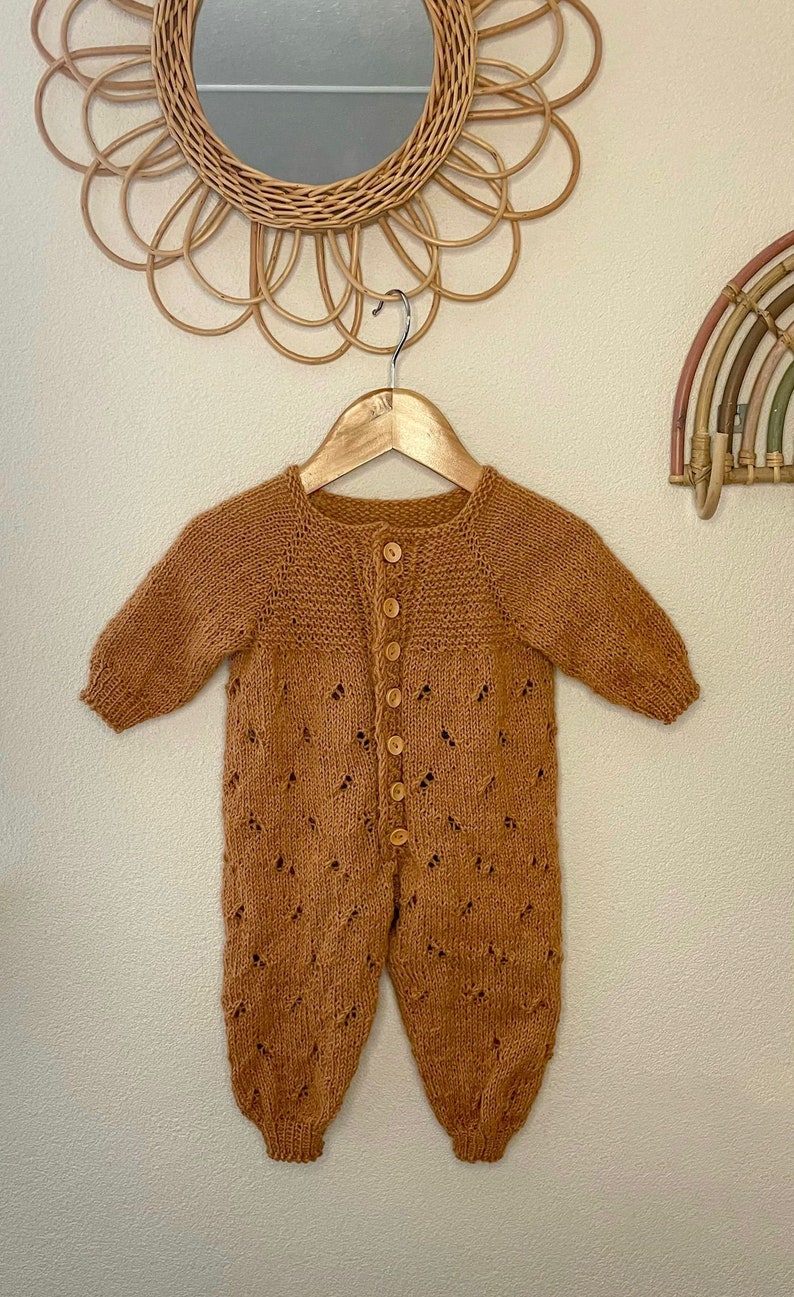 Kids Romper Knitting Pattern