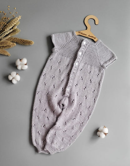 Kids Romper Knitting Pattern
