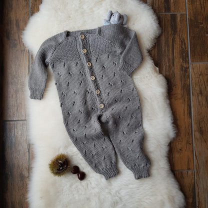 Kids Romper Knitting Pattern