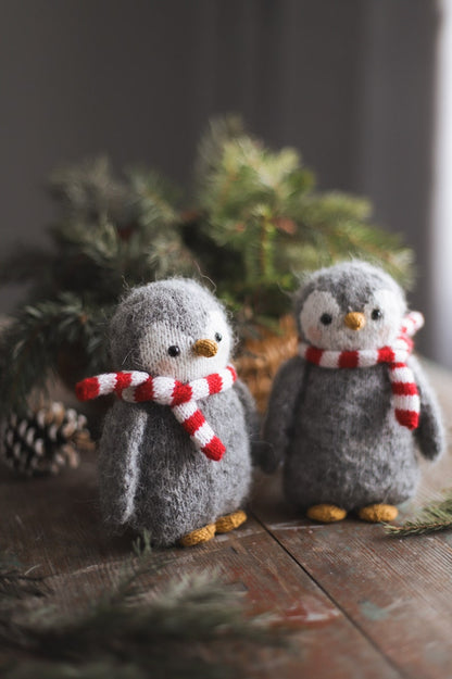 Winter Penguin Knitting Pattern