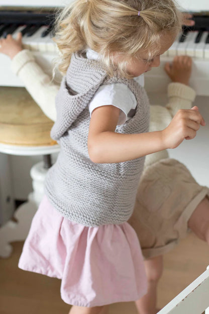 Kids Knit Vest Knitting Pattern