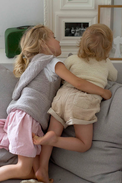 Kids Knit Vest Knitting Pattern