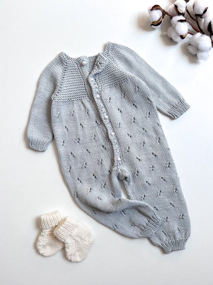 Kids Romper Knitting Pattern