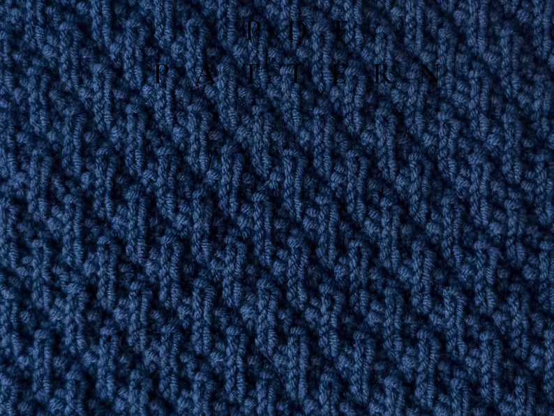 Soft Texture Dishcloth Knitting Pattern
