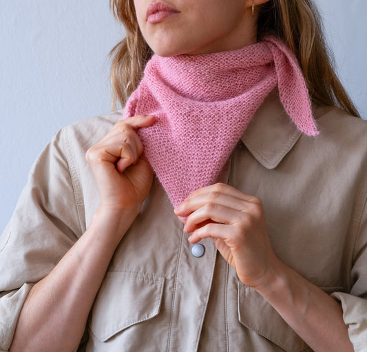Kerchief Shawl Knitting Pattern