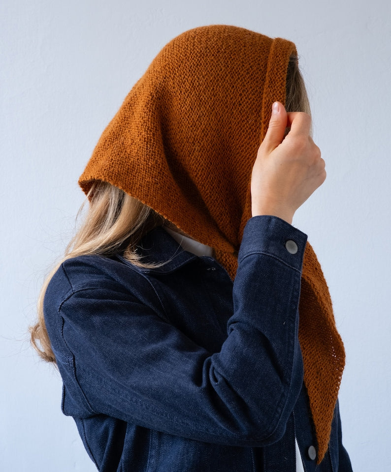 Kerchief Shawl Knitting Pattern