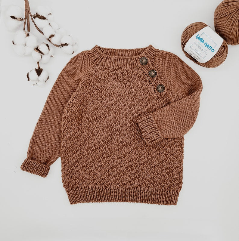 Kids Sweater Knitting Pattern