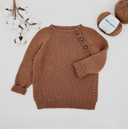 Kids Sweater Knitting Pattern