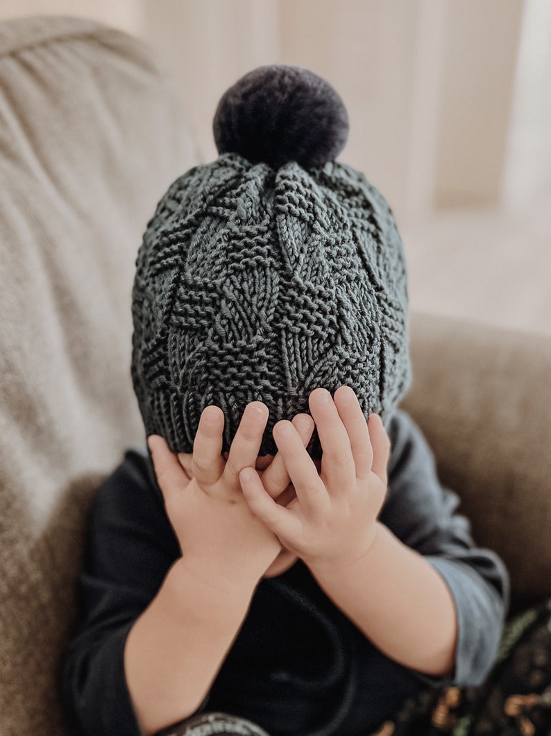 Kids Hat Knitting Pattern