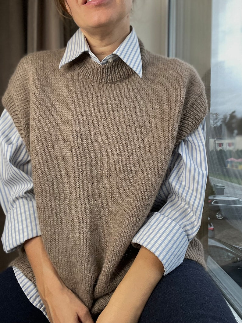 Nordic Vest Knitting Pattern