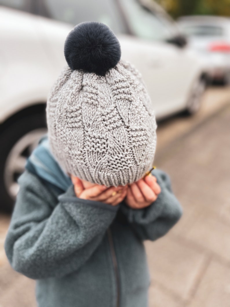 Kids Hat Knitting Pattern