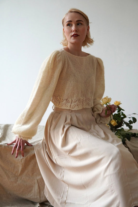 Lace Blouse Knitting Pattern