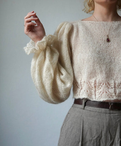 Lace Blouse Knitting Pattern