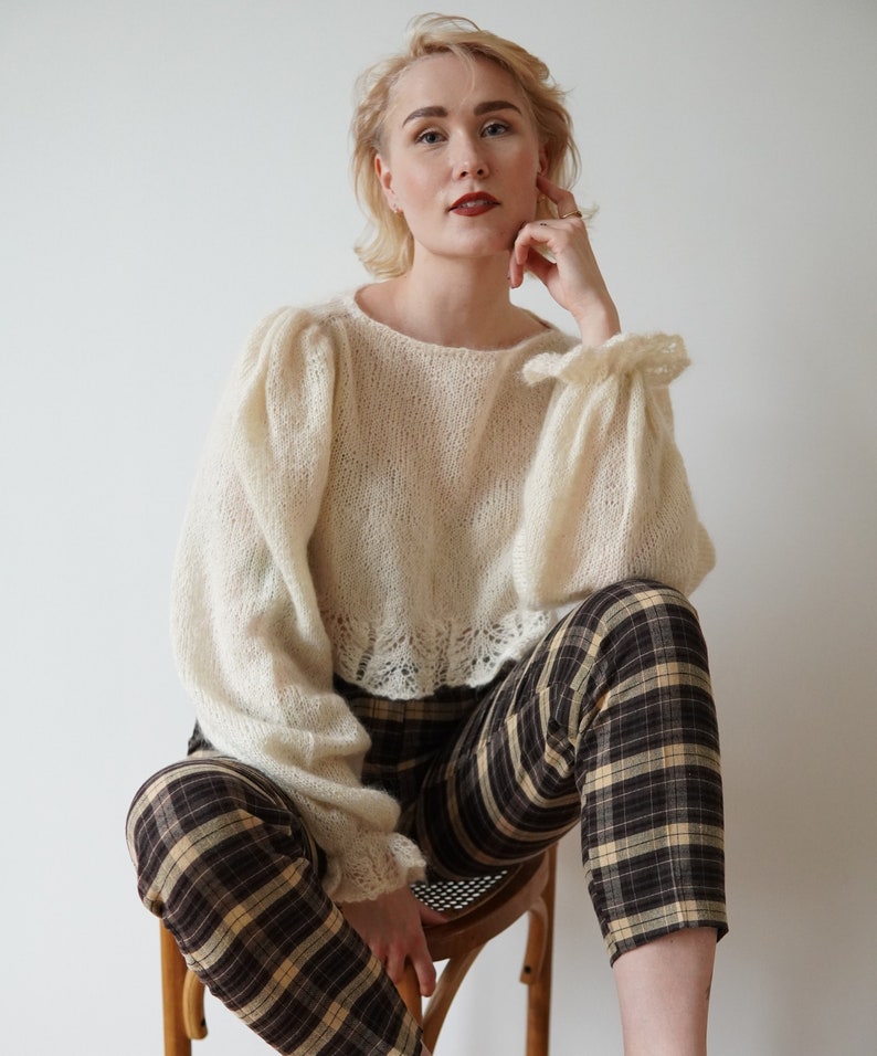 Lace Blouse Knitting Pattern