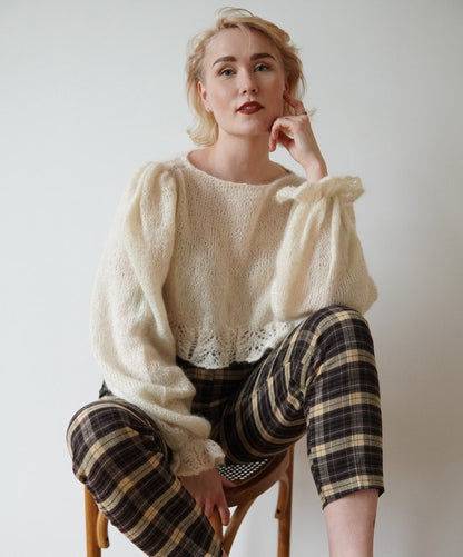 Lace Blouse Knitting Pattern