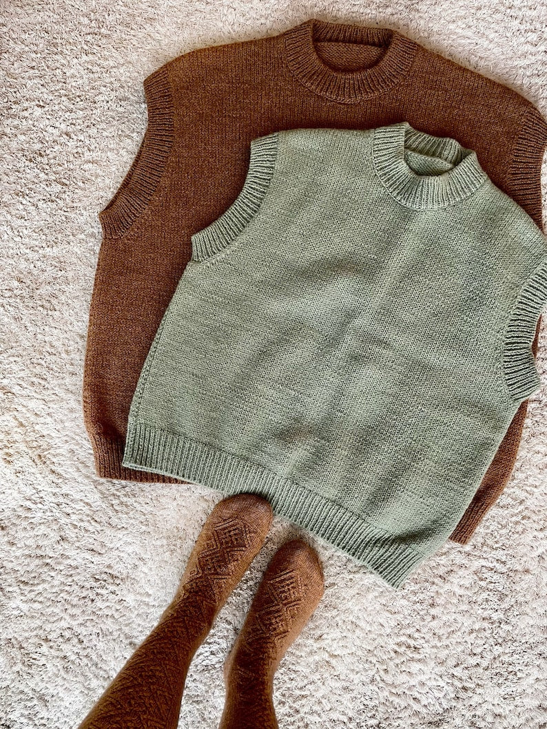 Nordic Vest Knitting Pattern