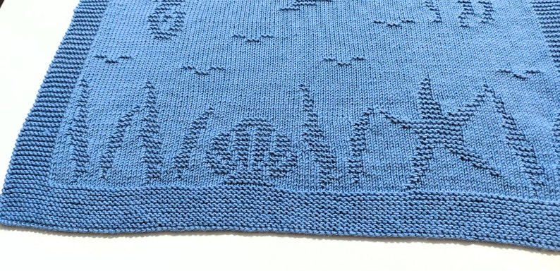 Aquarium Baby Blanket Knitting Pattern