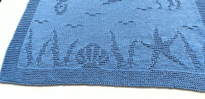 Aquarium Baby Blanket Knitting Pattern