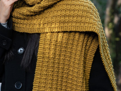 Textured Scarf Knitting Pattern