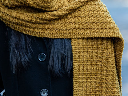 Textured Scarf Knitting Pattern