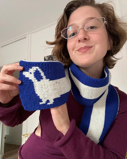 Sausage Dog Scarf Knitting Pattern