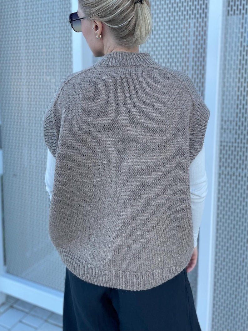 Nordic Vest Knitting Pattern