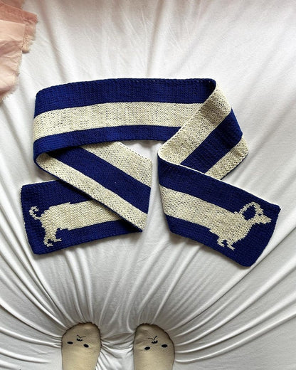Sausage Dog Scarf Knitting Pattern