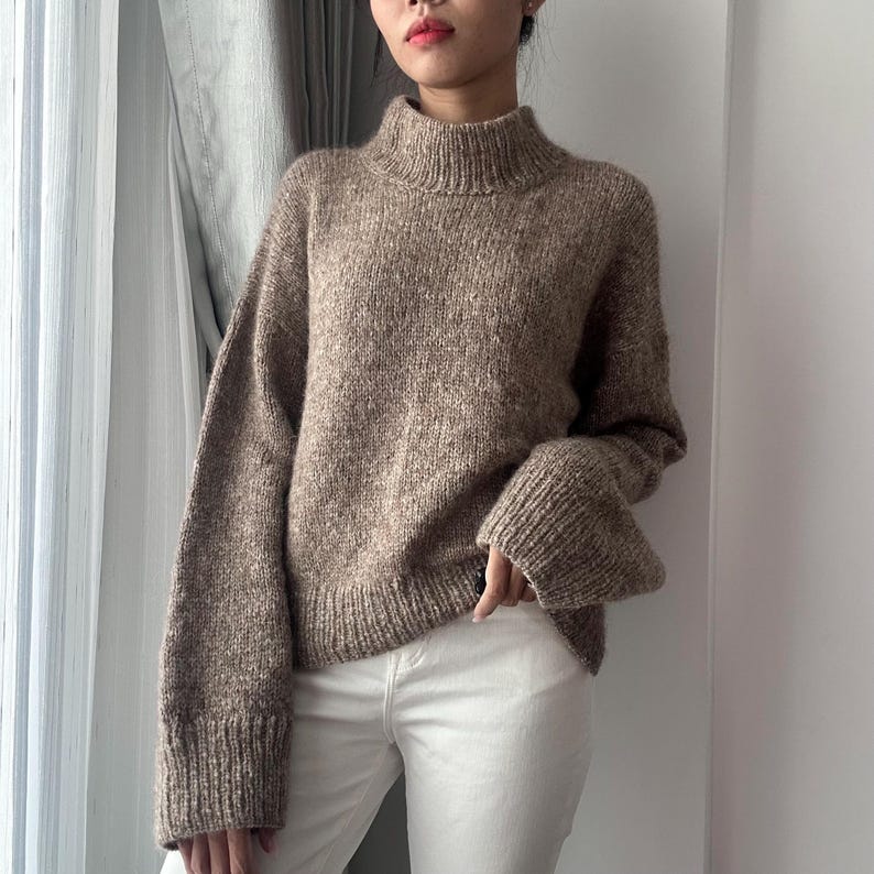 Relaxed Pullover Knitting Pattern