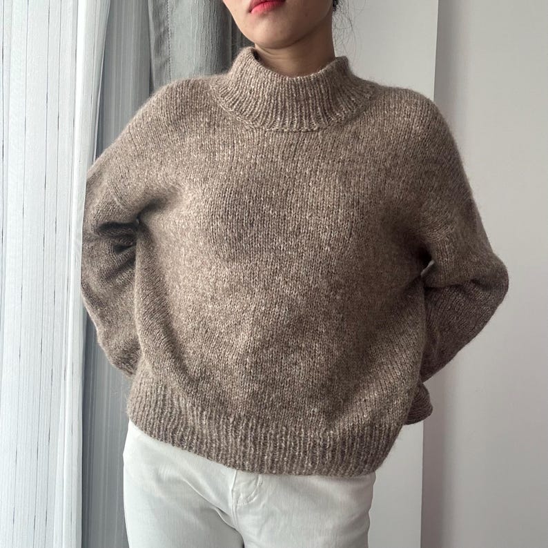 Relaxed Pullover Knitting Pattern