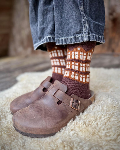 House Socks Set Knitting Pattern