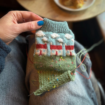 House Socks Set Knitting Pattern