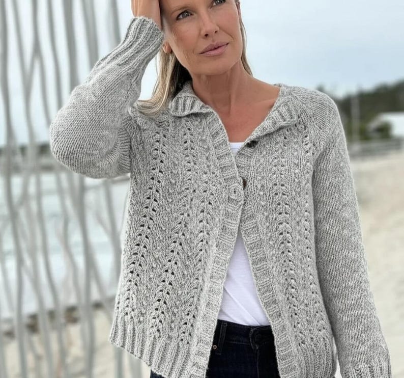 Barley Field Cardigan Knitting Pattern