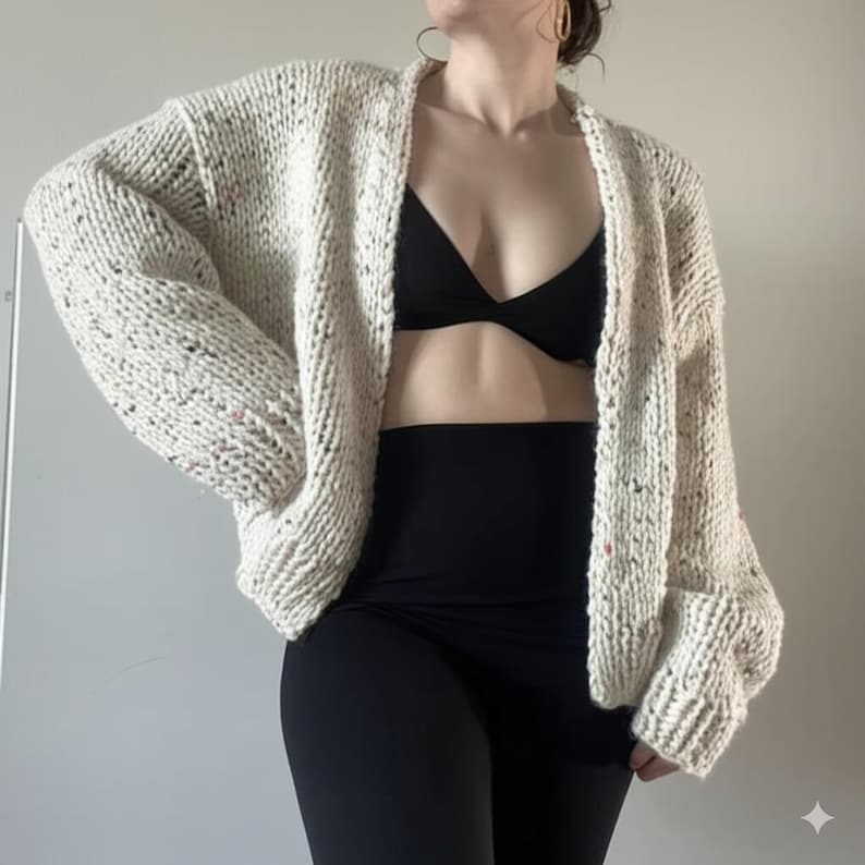 Cloudy Cardigan Knitting Pattern