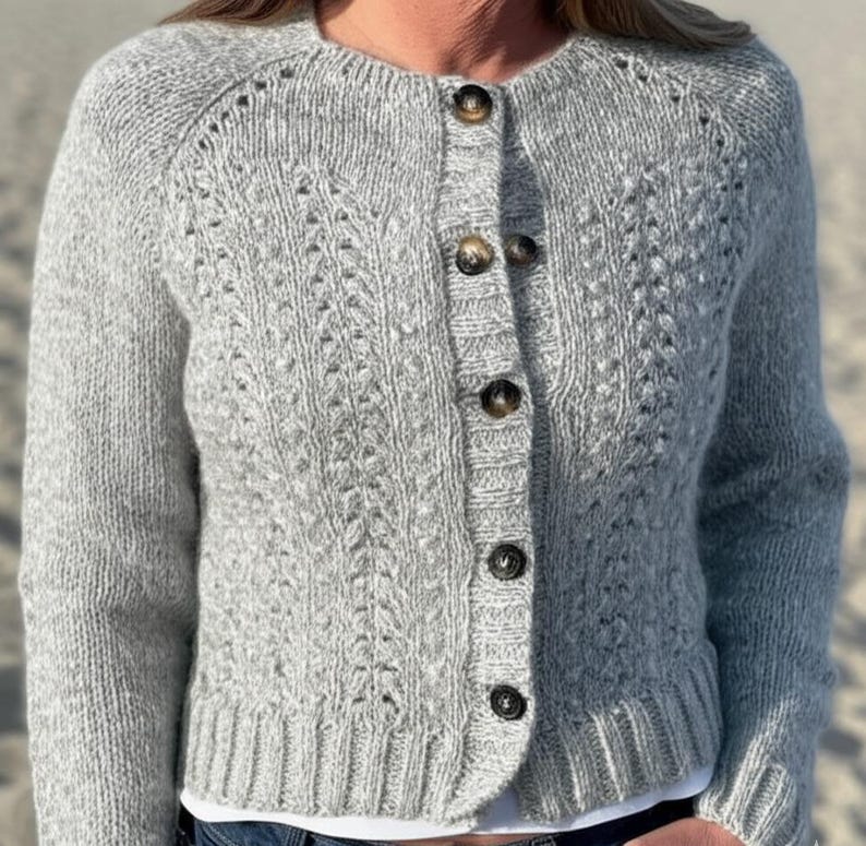 Barley Field Cardigan Knitting Pattern