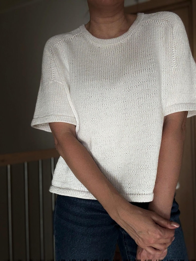 Easy Summer Tee Knitting Pattern