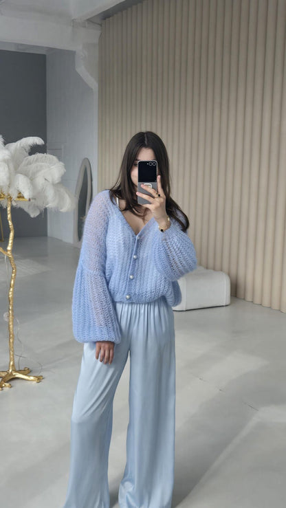 Cozy Textured Cardigan Knitting Pattern