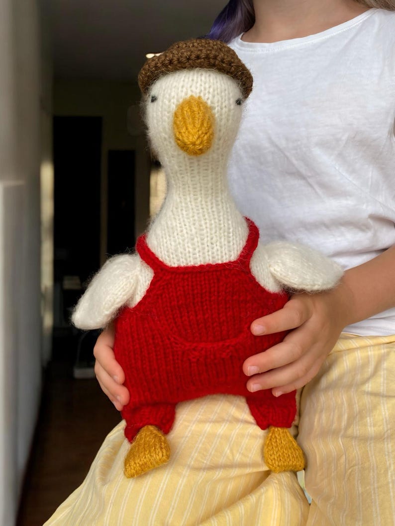 Lovely Goose's Pants & Hat Knitting Pattern