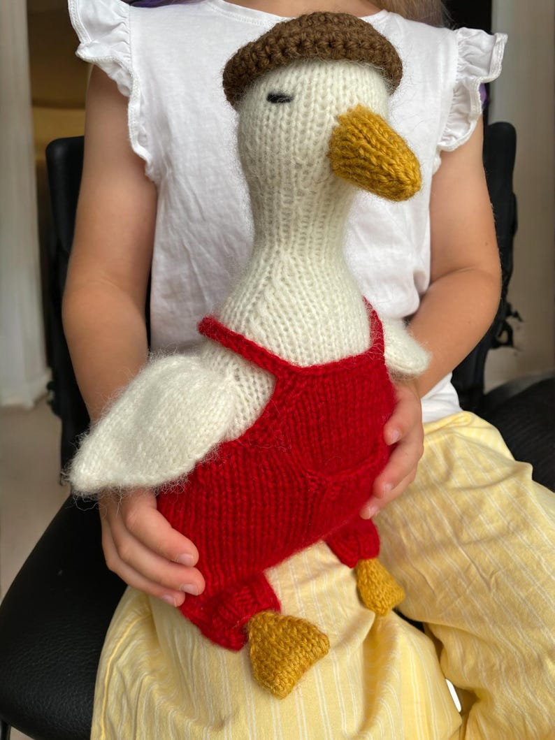 Lovely Goose's Pants & Hat Knitting Pattern